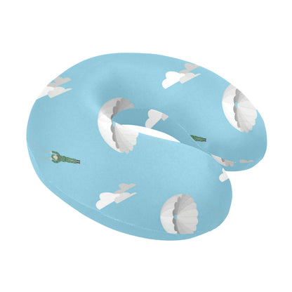 Paratrooper Pattern Print Design A02 U-Shaped Travel Neck Pillow
