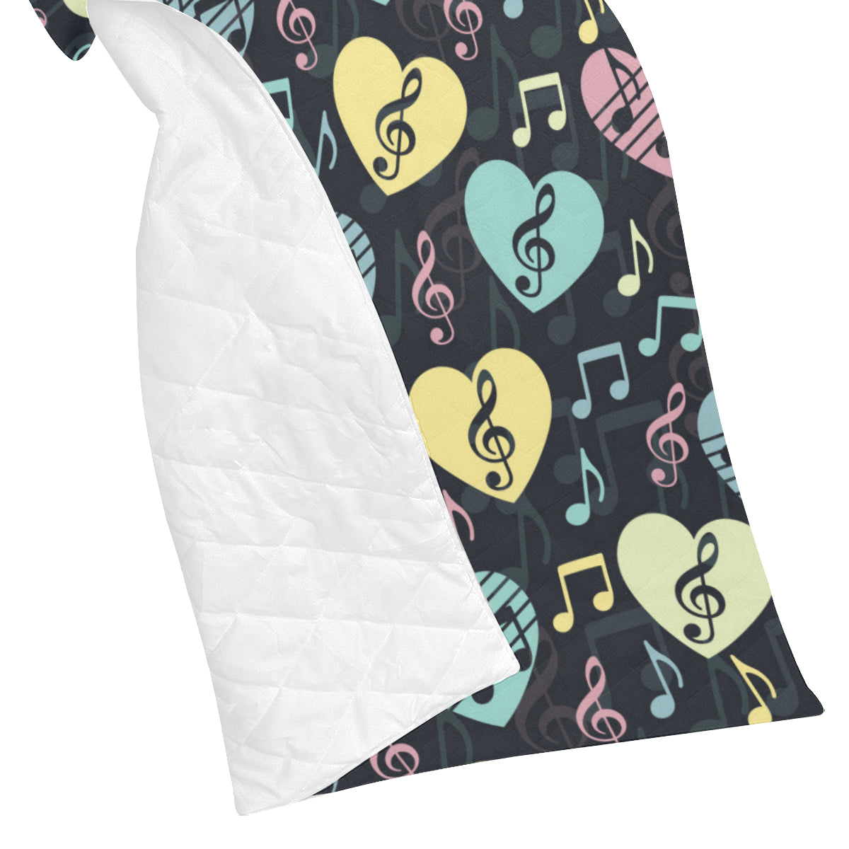 Music note Pattern Print Design A03 Premium Quilt