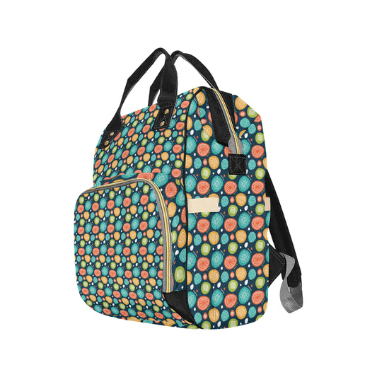 Swedish Themed Design Diaper Bag Backpack