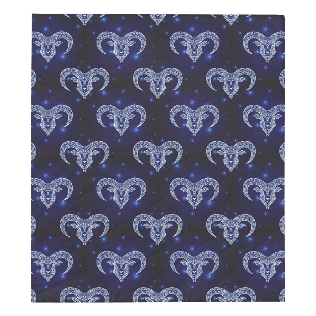 Aries Zodiac Pattern Print Design 01 Premium Quilt