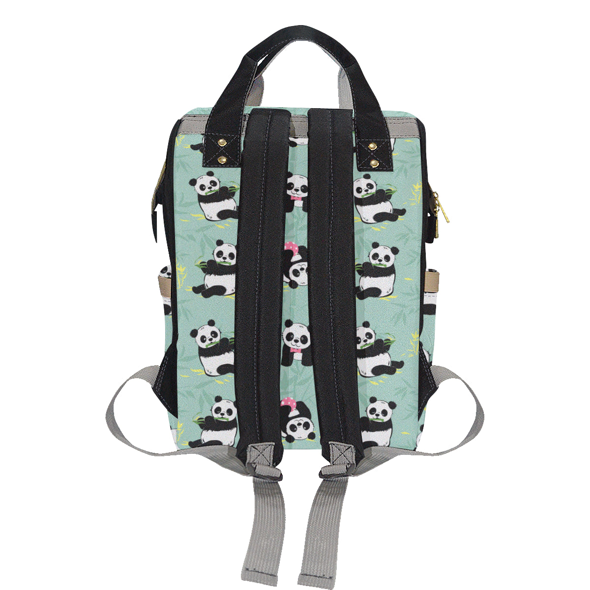 Panda Pattern Print Design A05 Diaper Bag Backpack