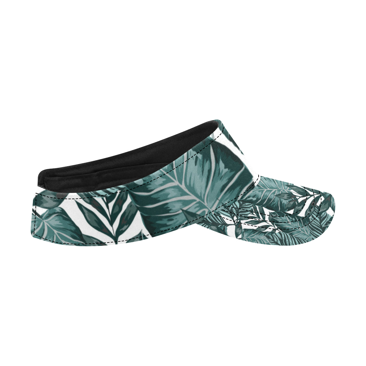 Tropical Palm Leaves Pattern Unisex Sun Visor