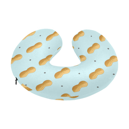 Peanut Pattern Print Design A03 U-Shaped Travel Neck Pillow