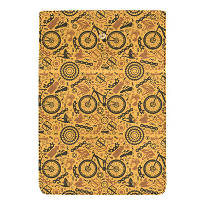 Mountain bike Pattern Print Design 03 Women's Trifold Wallet
