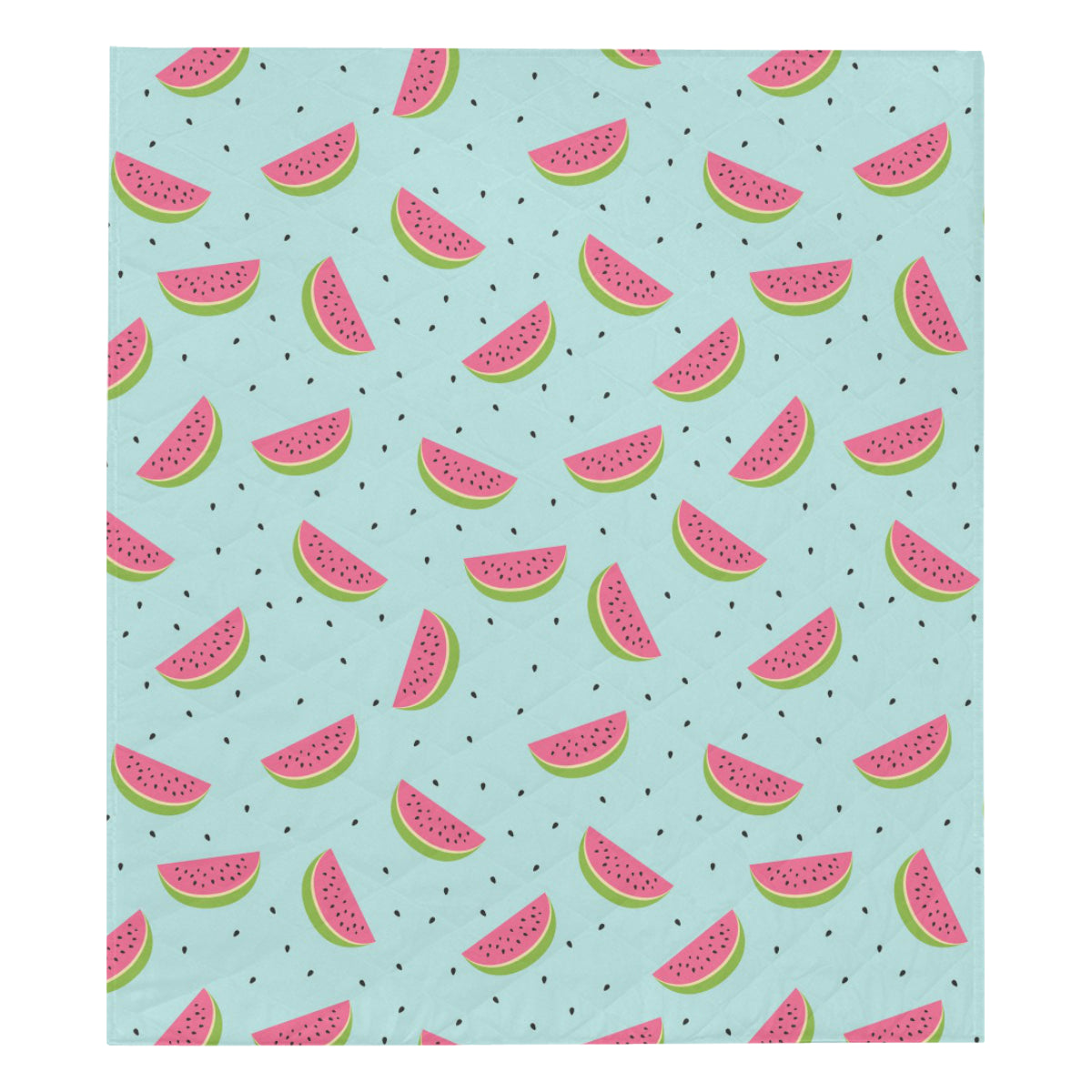 Watermelon Pattern Print Design WM06 Premium Quilt