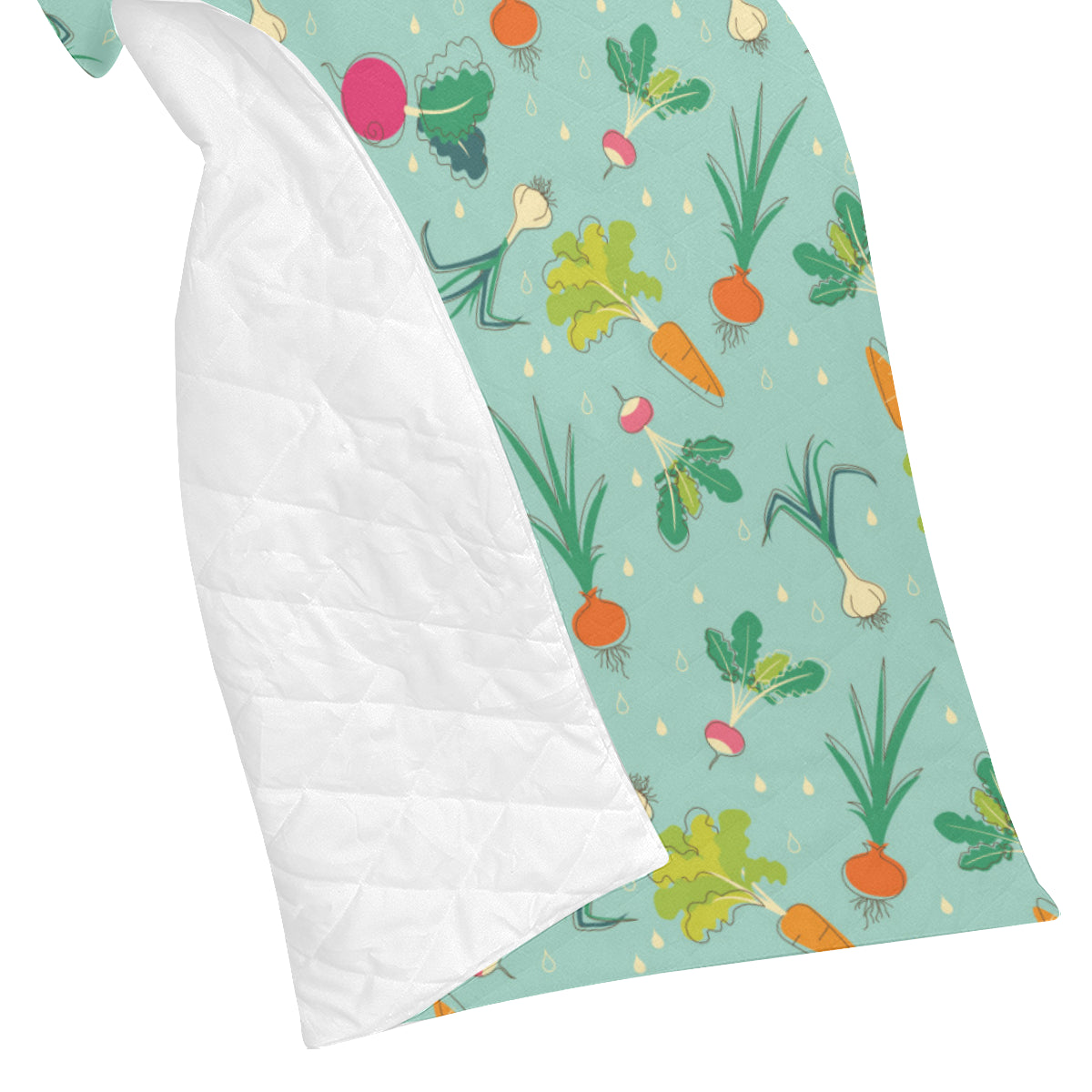 Radish Pattern Print Design A01 Premium Quilt