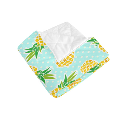 Pineapple Pattern Print Design PP01 Premium Quilt