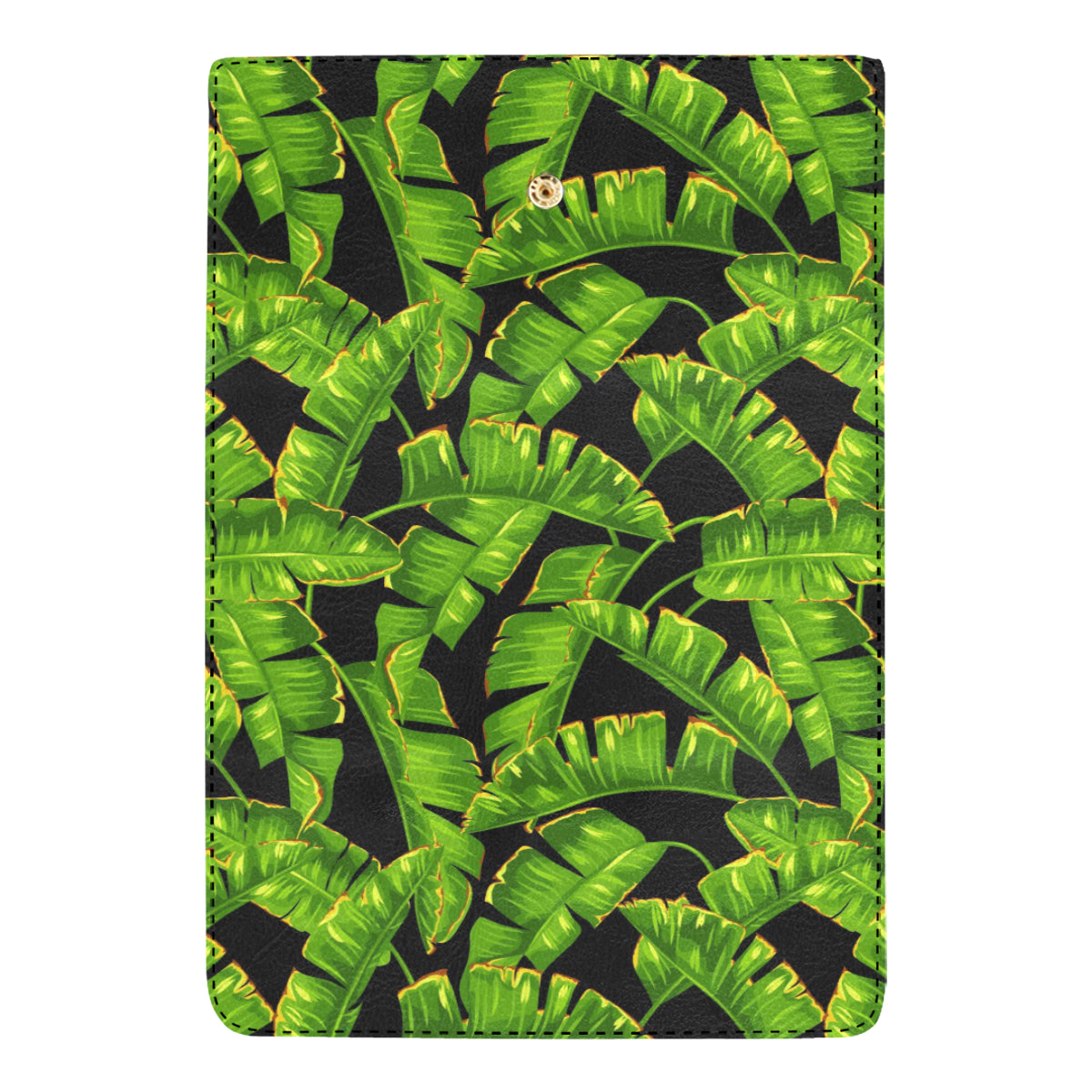 Banana Leaf Pattern Print Design BL06 Women's Trifold Wallet