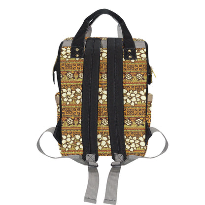Hawaiian Themed Pattern Print Design H015 Diaper Bag Backpack