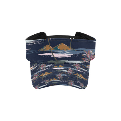 Pacific island Pattern Print Design A06 Unisex Sun Visor