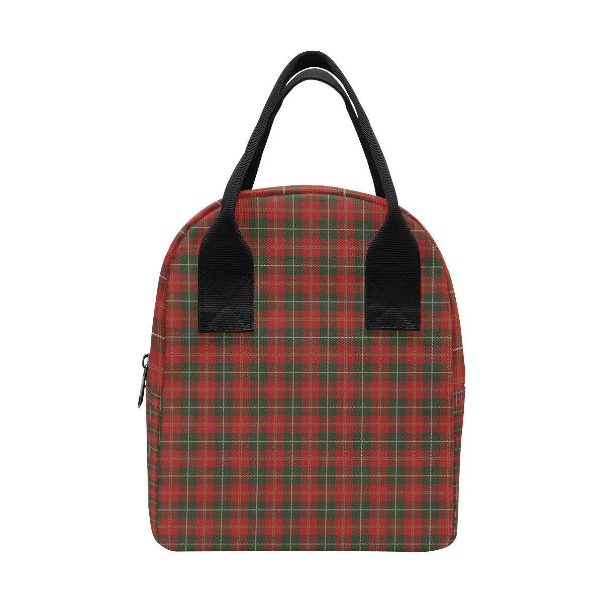 Holiday Tartan Plaid Pattern Insulated Lunch Bag