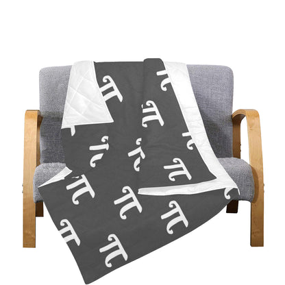 Pi Day Pattern Print Design A01 Premium Quilt