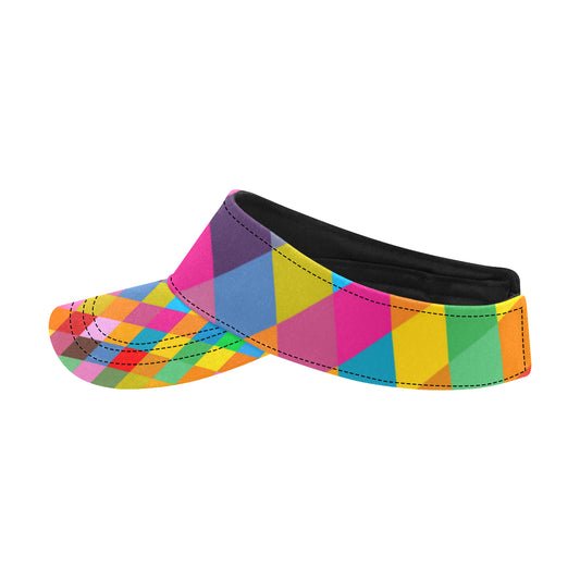Harlequin Pattern Print Design 02 Unisex Sun Visor