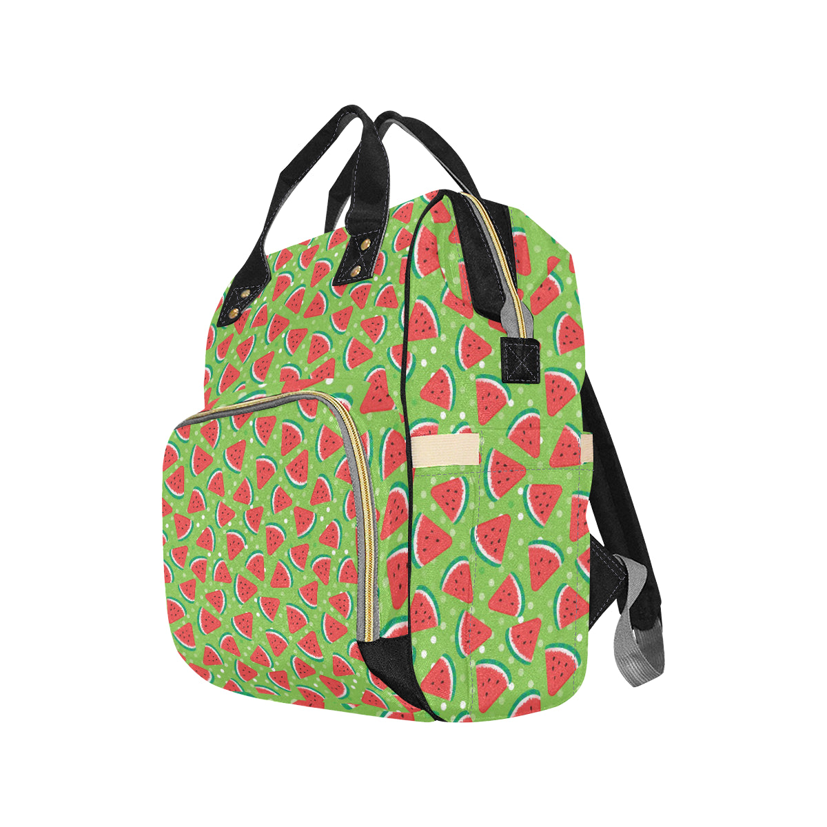 Watermelon Pattern Print Design WM05 Diaper Bag Backpack