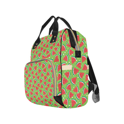 Watermelon Pattern Print Design WM05 Diaper Bag Backpack