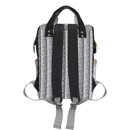 Celtic Pattern Print Design 03 Diaper Bag Backpack
