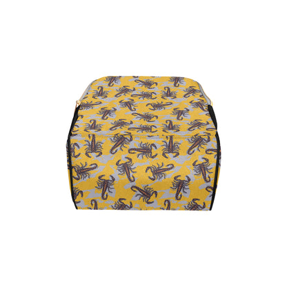 Scorpion Pattern Print Design 01 Diaper Bag Backpack