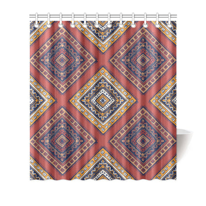 Native Pattern Print Design A06 Shower Curtain
