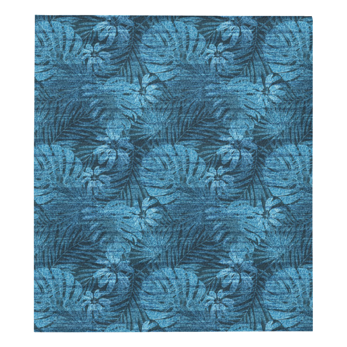 Jean Tropical Pattern Print Design 04 Premium Quilt