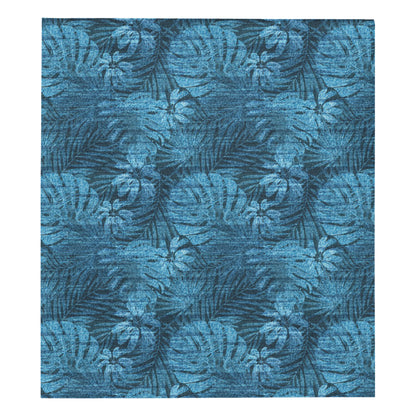 Jean Tropical Pattern Print Design 04 Premium Quilt