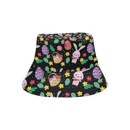 Easter Eggs Pattern Print Design RB05 Unisex Bucket Hat