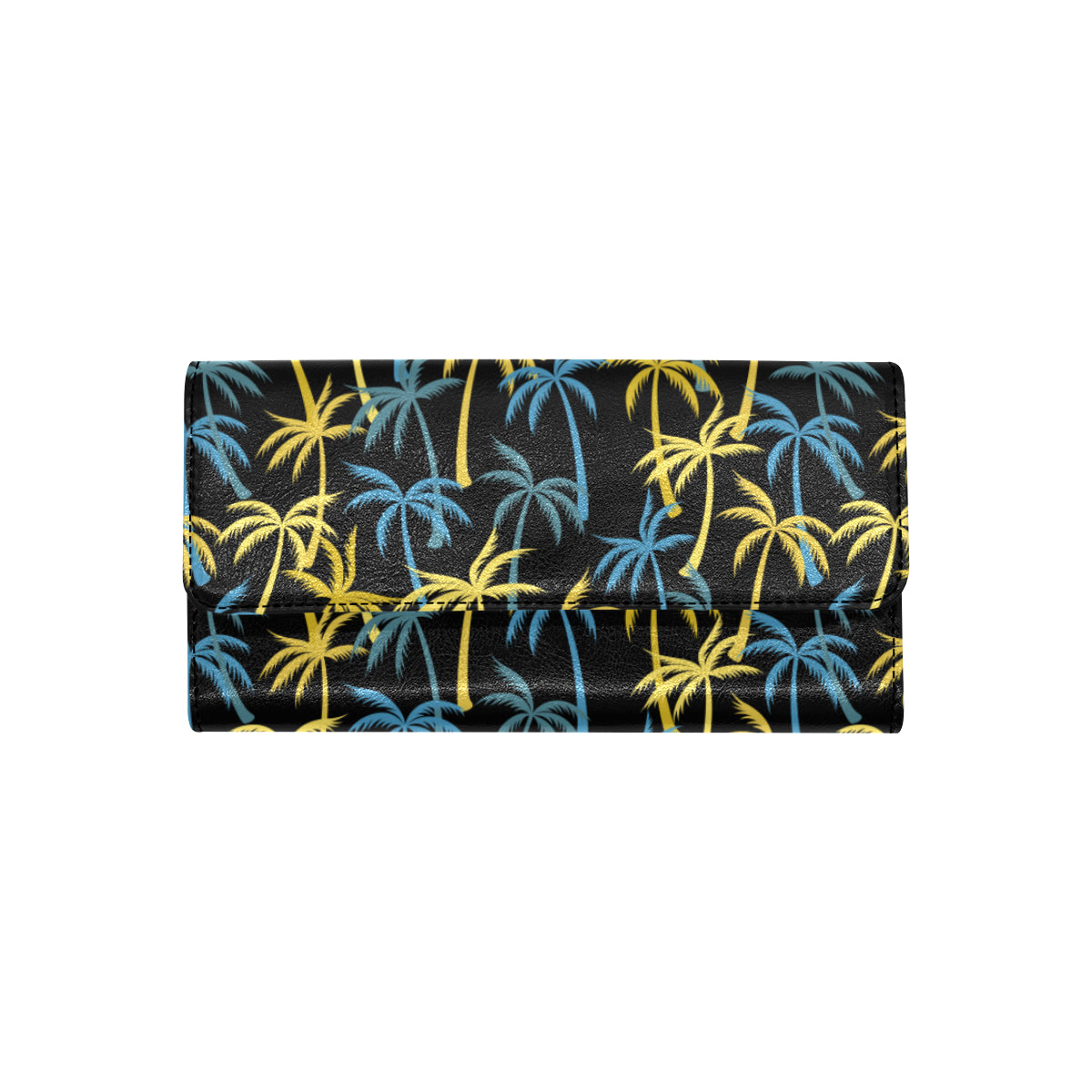 Palm Tree Pattern Women's Trifold Wallet