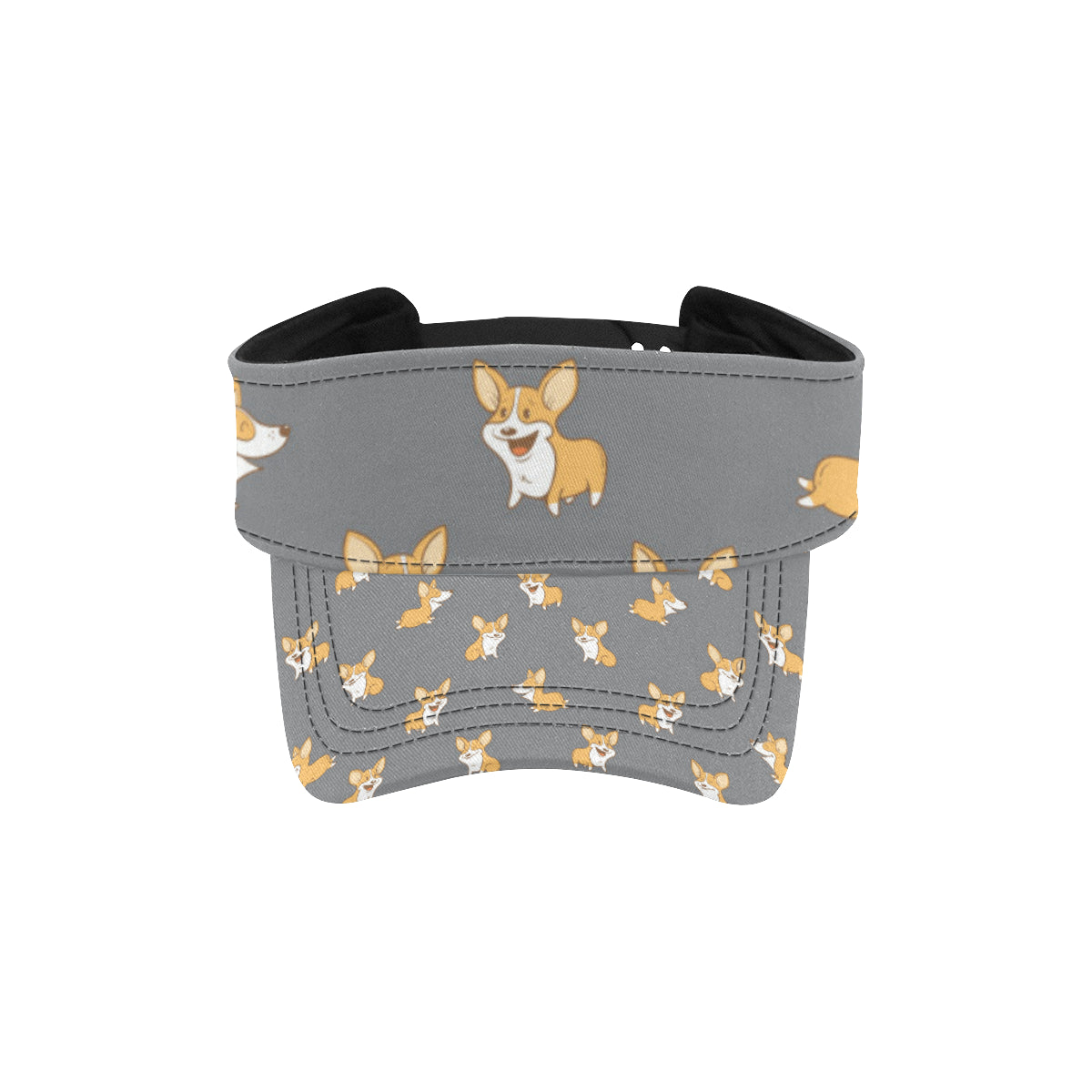 Pembroke Welsh Corgis Pattern Print Design A02 Unisex Sun Visor