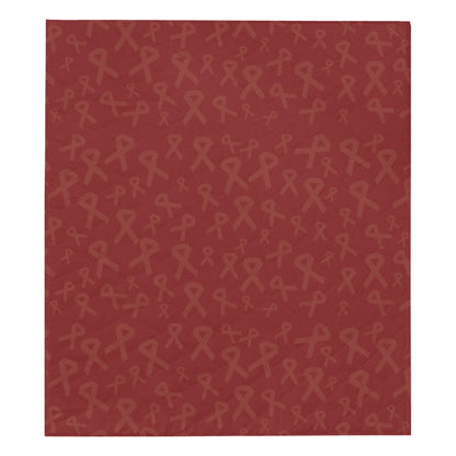 Multiple myeloma Pattern Print Design A02 Premium Quilt