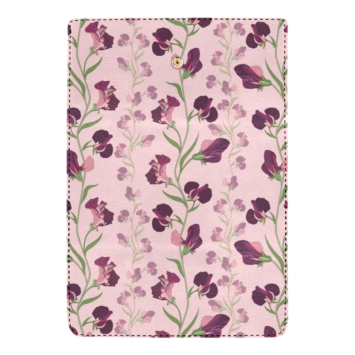 Peony Pattern Print Design PE09 Women's Trifold Wallet