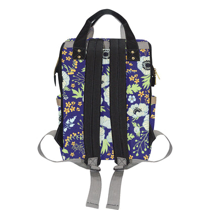 Anemone Pattern Print Design AM06 Diaper Bag Backpack