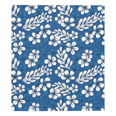 Plumeria Pattern Print Design PM015 Premium Quilt