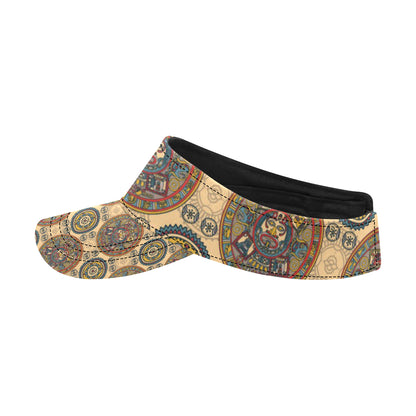 Calendar Aztec Pattern Print Design 02 Unisex Sun Visor