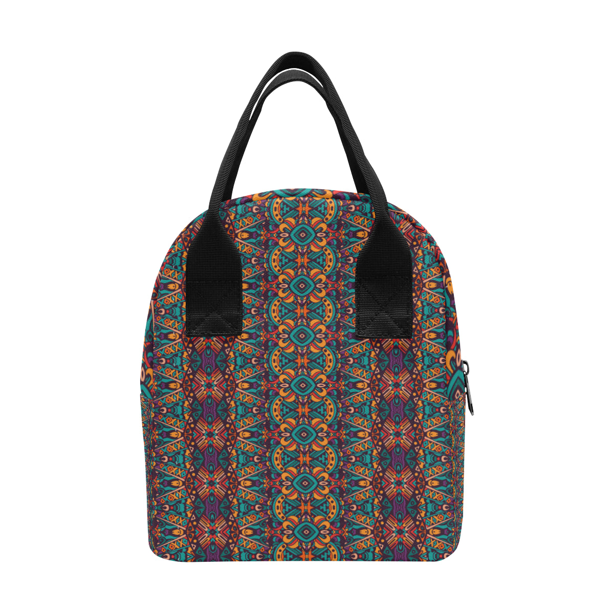 Ethnic Style Print Pattern Insulated Lunch Bag