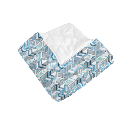 City  Pattern Print Design 03 Premium Quilt