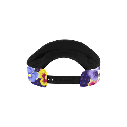Pansy Pattern Print Design PS04 Unisex Sun Visor