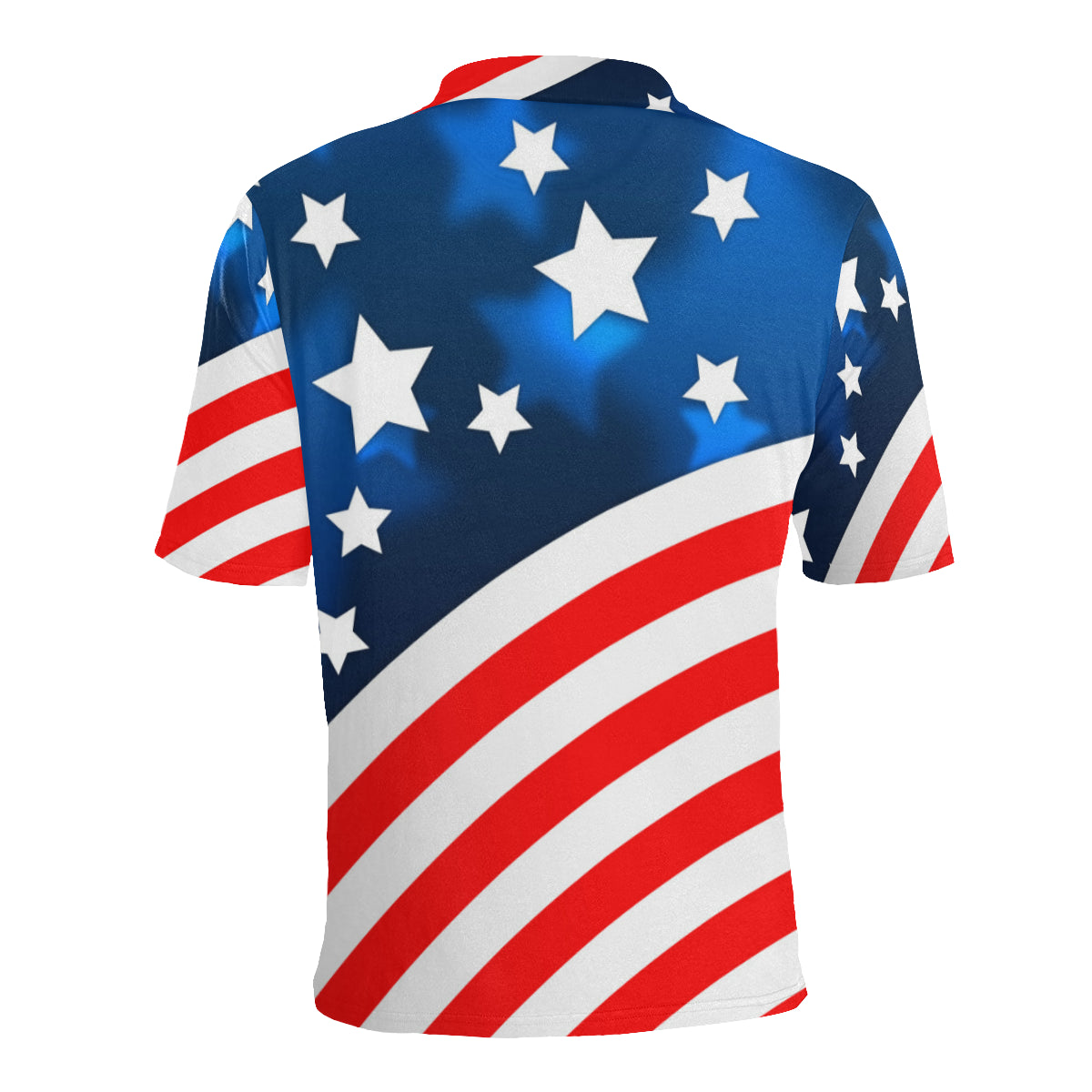 American flag Style Men Polo Shirt