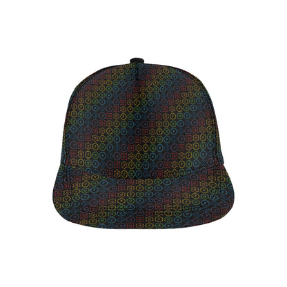 Chakra Colorful Symbol Pattern Snapback Cap