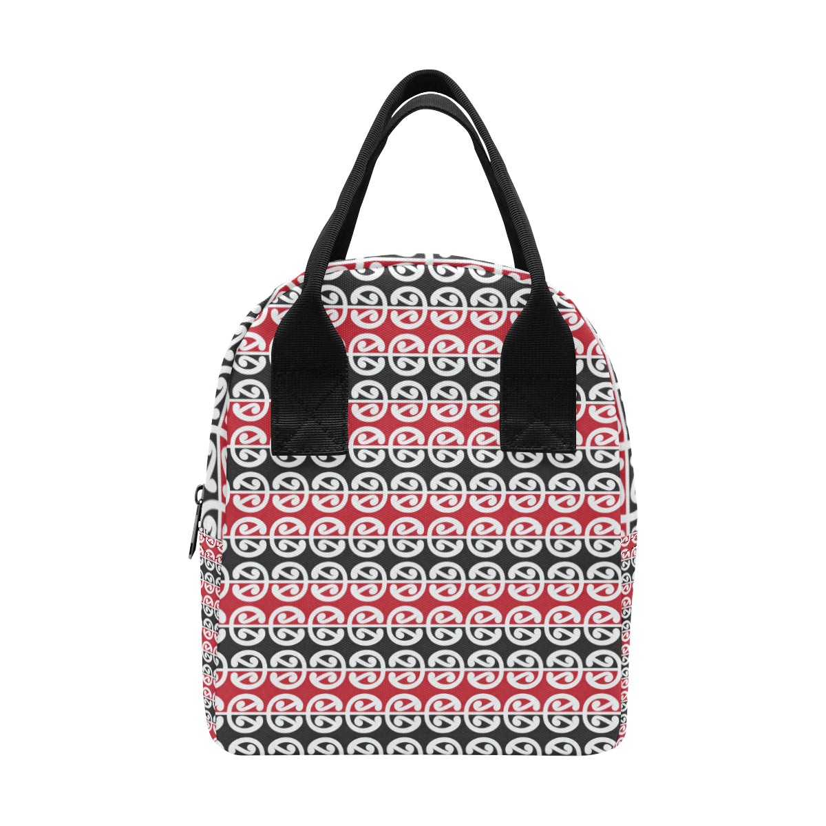 Maori Classic Themed Design Print Insulated Lunch Bag
