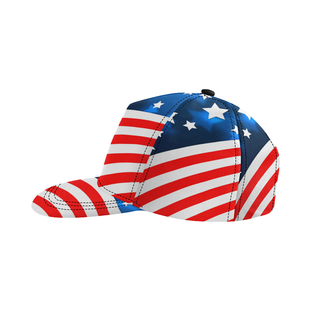 American flag Style Snapback Cap