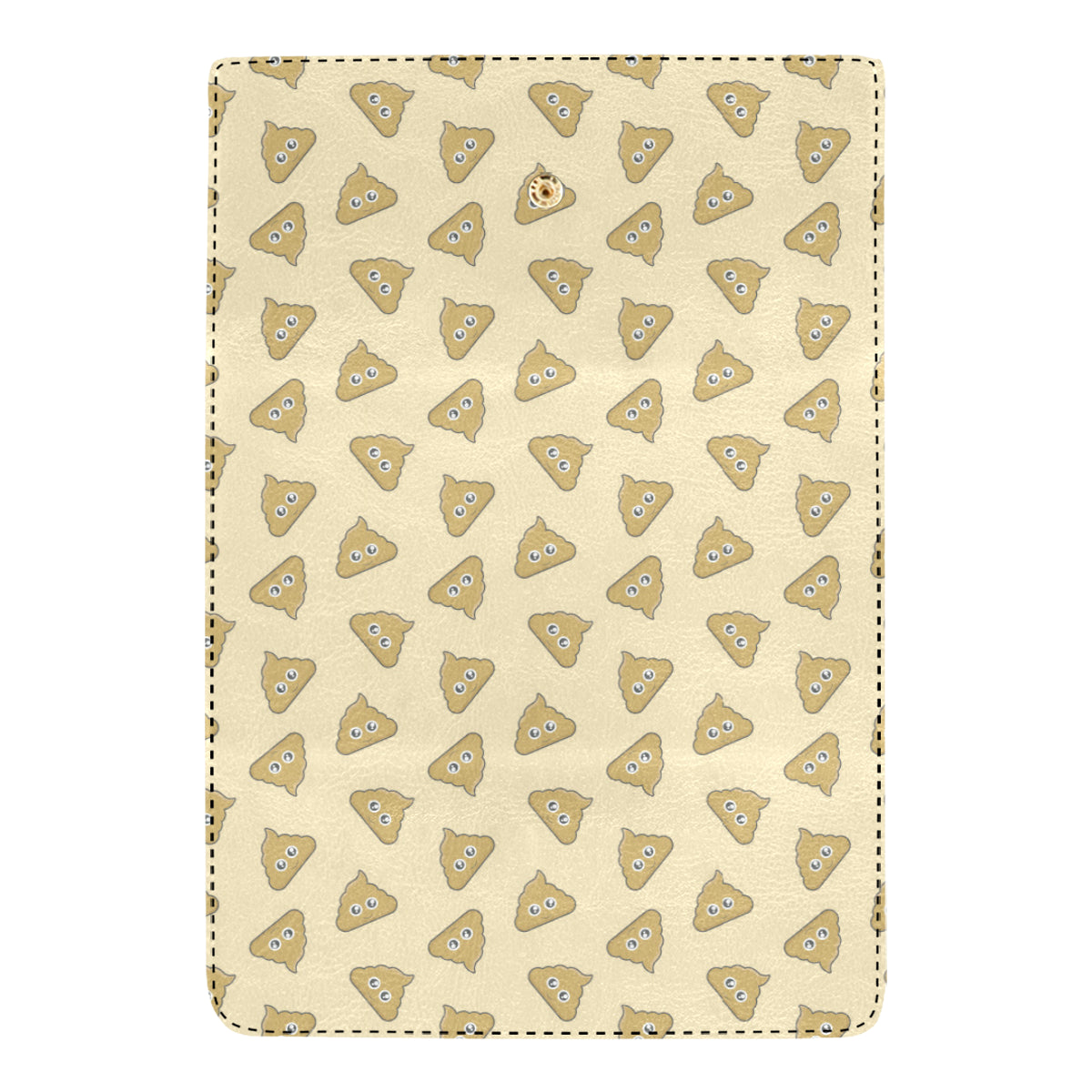 Poop Emoji Pattern Print Design A02 Women's Trifold Wallet