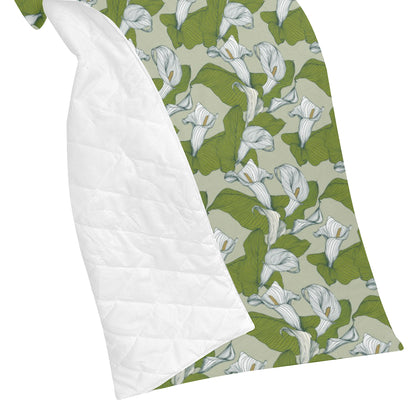 Lily Pattern Print Design LY08 Premium Quilt