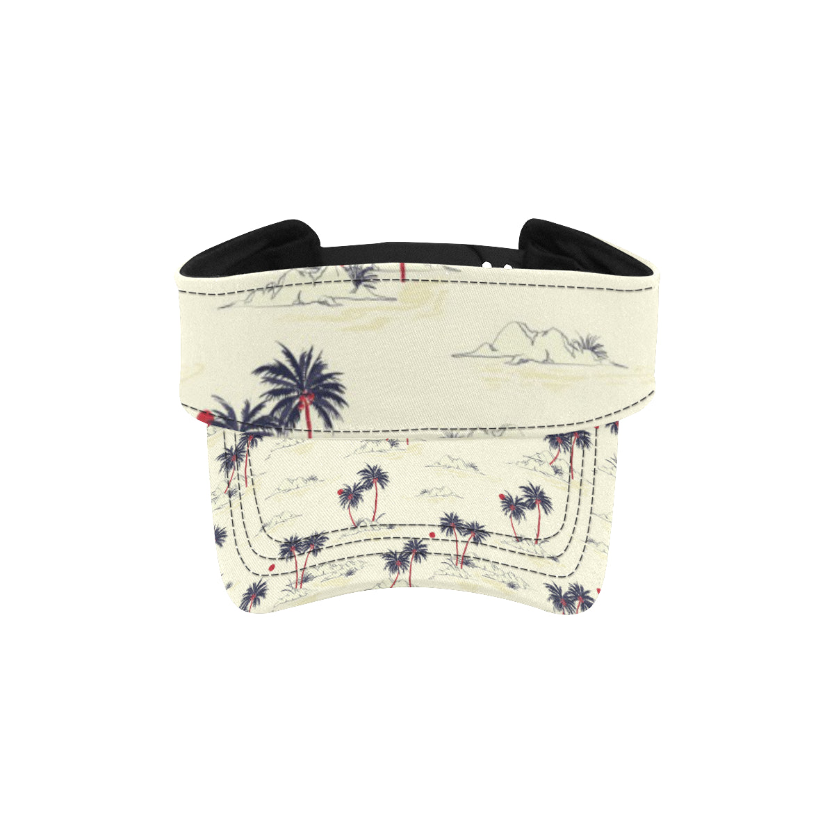 Palm Tree Pattern Print Design PT08 Unisex Sun Visor