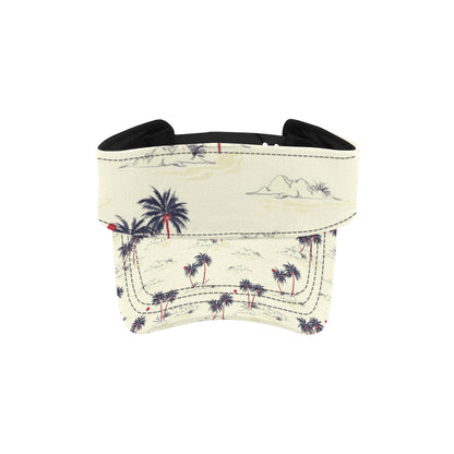 Palm Tree Pattern Print Design PT08 Unisex Sun Visor