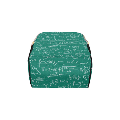 Math Pattern Print Design 01 Diaper Bag Backpack