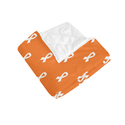 Appendix cancer Pattern Print Design 01 Premium Quilt