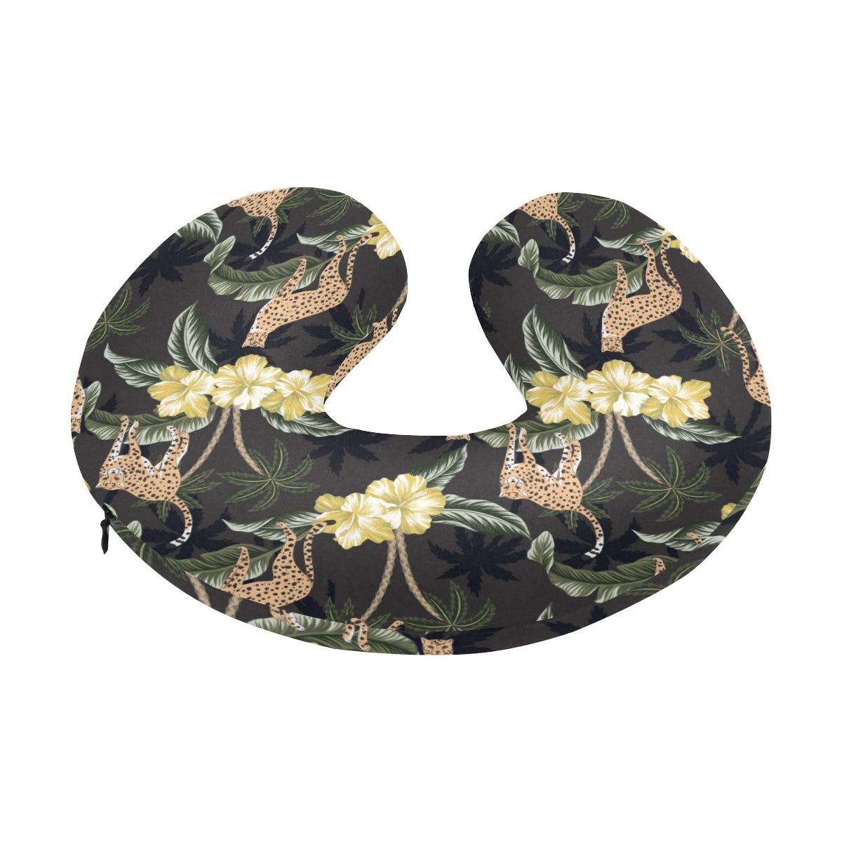 Cheetah Pattern Print Design 04 U-Shaped Travel Neck Pillow
