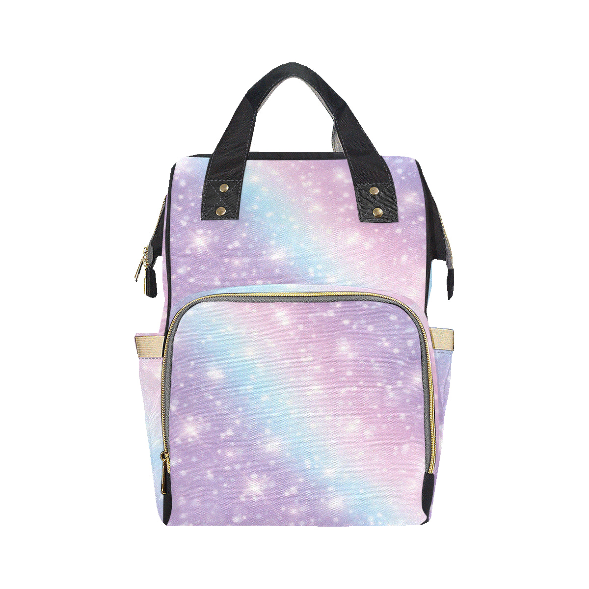 Cosmic Pastel Pattern Print Design 02 Diaper Bag Backpack