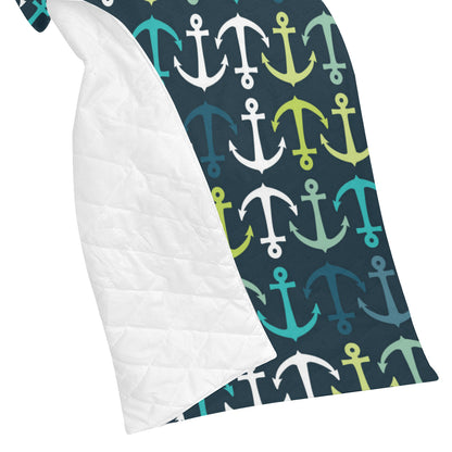 Anchor Pattern Print Design 03 Premium Quilt
