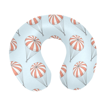 Skydiving Pattern Print Design 01 U-Shaped Travel Neck Pillow