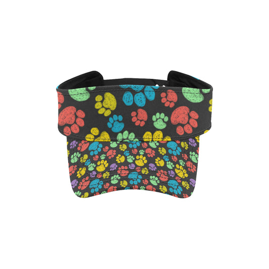 Paw Colorful Print Unisex Sun Visor